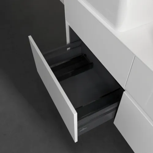 VILLEROY BOCH Collaro toaletní skříňka, s osvětlením, 4 výsuvy, 1200 x 548 x 500 mm, lesklá bílá / lesklá bílá #C044B0DH, obrázek 7