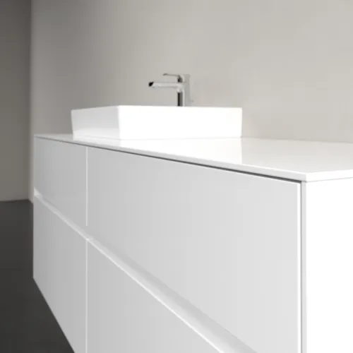 VILLEROY BOCH Toaletní skříňka Collaro, s osvětlením, 4 výsuvy, 1400 x 548 x 500 mm, lesklá bílá / lesklá bílá #C074B0DH, obrázek 6