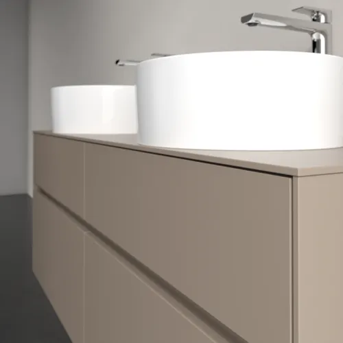 VILLEROY BOCH Toaletní skříňka Collaro, s osvětlením, 4 výsuvy, 1400 x 548 x 500 mm, taupe / taupe #C048B0VM, obrázek 6