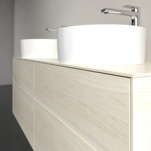 VILLEROY BOCH Toaletní skříňka Collaro, 4 výsuvy, 1600 x 548 x 500 mm, bílý dub / bílý dub #C05200AA, obrázek 5