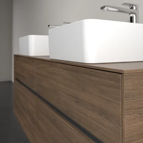 VILLEROY BOCH Toaletní skříňka Collaro, s osvětlením, 4 výsuvy, 1400 x 548 x 500 mm, Arizona Oak / Arizona Oak #C048B0VH, obrázek 6