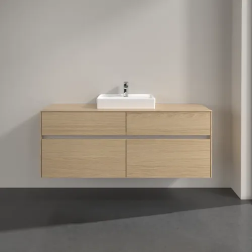 VILLEROY BOCH Toaletní skříňka Collaro, 4 výsuvy, 1400 x 548 x 500 mm, severský dub / severský dub #C07300VJ, obrázek 3