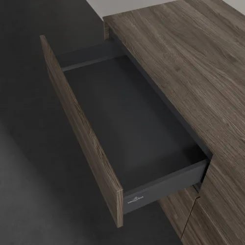 VILLEROY BOCH Umyvadlová skříňka Collaro, s osvětlením, 4 výsuvy, 1400 x 548 x 500 mm, dub kamenný #C047B0RK, obrázek 8