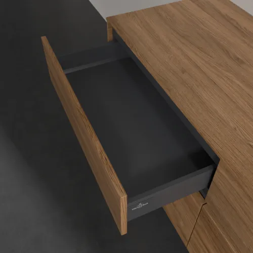 VILLEROY BOCH Toaletní skříňka Collaro, s osvětlením, 4 výsuvy, 1400 x 548 x 500 mm, dub Kansas #C047B0RH, obrázek 8