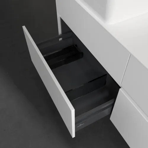 VILLEROY BOCH Toaletní skříňka Collaro, s osvětlením, 4 výsuvy, 1400 x 548 x 500 mm, bílá matná / bílá matná #C046B0MS, obrázek 7