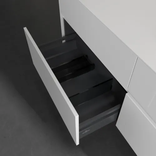 VILLEROY BOCH Toaletní skříňka Collaro, s osvětlením, 4 výsuvy, 1400 x 548 x 500 mm, lesklá bílá / lesklá bílá #C075B0DH, obrázek 7