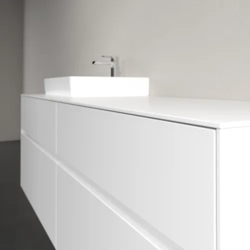 VILLEROY BOCH Toaletní skříňka Collaro, s osvětlením, 4 výsuvy, 1600 x 548 x 500 mm, bílá matná / bílá matná #C078B0MS, obrázek 6