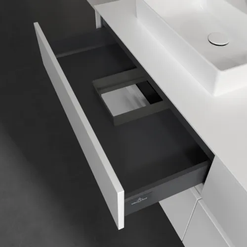 VILLEROY BOCH Toaletní skříňka Collaro, s osvětlením, 4 výsuvy, 1600 x 548 x 500 mm, bílá matná / bílá matná #C078B0MS, obrázek 8