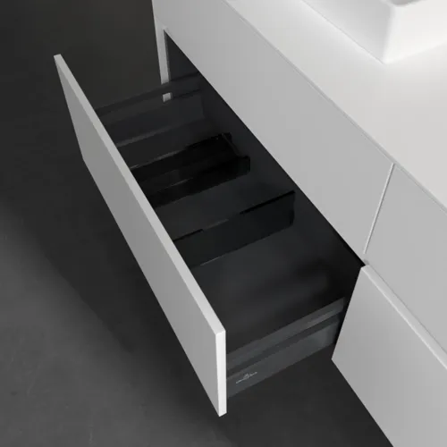 VILLEROY BOCH Toaletní skříňka Collaro, s osvětlením, 4 výsuvy, 1600 x 548 x 500 mm, bílá matná / bílá matná #C078B0MS, obrázek 7