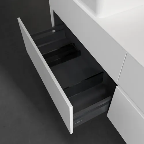 VILLEROY BOCH Toaletní skříňka Collaro, s osvětlením, 4 výsuvy, 1600 x 548 x 500 mm, bílá matná / bílá matná #C052B0MS, obrázek 7