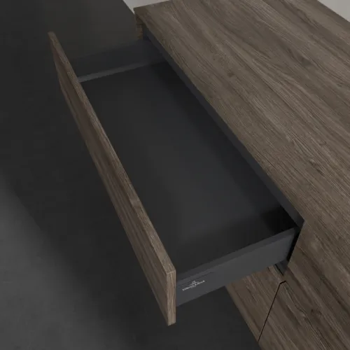 VILLEROY BOCH Toaletní skříňka Collaro, 4 výsuvy, 1600 x 548 x 500 mm, dub kamenný #C05100RK, obrázek 7