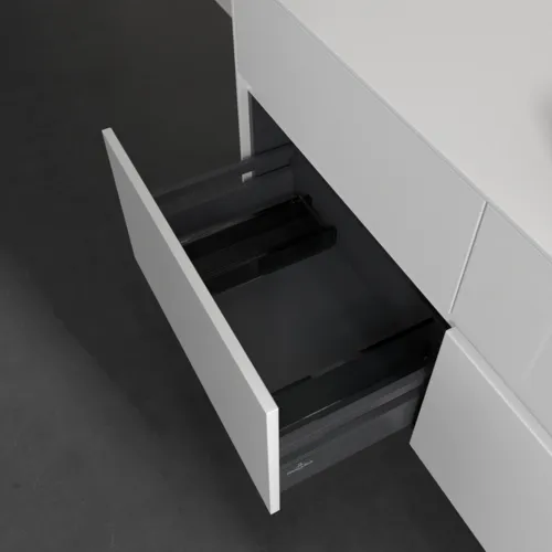 VILLEROY BOCH Collaro toaletní skříňka, s osvětlením, 4 výsuvy, 1200 x 548 x 500 mm, lesklá bílá / lesklá bílá #C043B0DH, obrázek 7