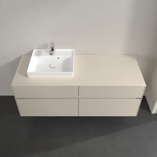 VILLEROY BOCH Toaletní skříňka Collaro, 4 výsuvy, 1400 x 548 x 500 mm, Cashmere Grey / Cashmere Grey #C07400VN, obrázek 4