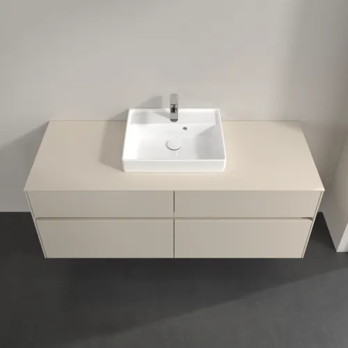 VILLEROY BOCH Toaletní skříňka Collaro, s osvětlením, 4 výsuvy, 1400 x 548 x 500 mm, Cashmere Grey / Cashmere Grey #C073B0VN, obrázek 4