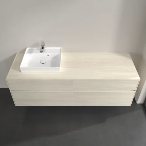 VILLEROY BOCH Toaletní skříňka Collaro, 4 výsuvy, 1600 x 548 x 500 mm, bílý dub / bílý dub #C07800AA, obrázek 4