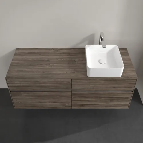 VILLEROY BOCH Toaletní skříňka Collaro, 4 výsuvy, 1400 x 548 x 500 mm, dub kamenný #C04700RK, obrázek 4