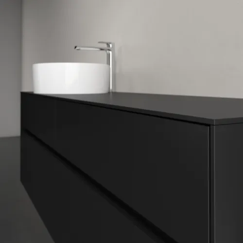 VILLEROY BOCH Toaletní skříňka Collaro, s osvětlením, 4 výsuvy, 1600 x 548 x 500 mm, Volcano Black / Volcano Black #C050B0VL, obrázek 6