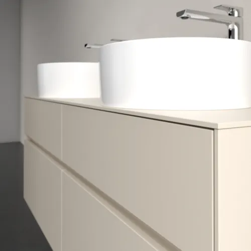 VILLEROY BOCH Toaletní skříňka Collaro, 4 výsuvy, 1400 x 548 x 500 mm, Cashmere Grey / Cashmere Grey #C04800VN, obrázek 5