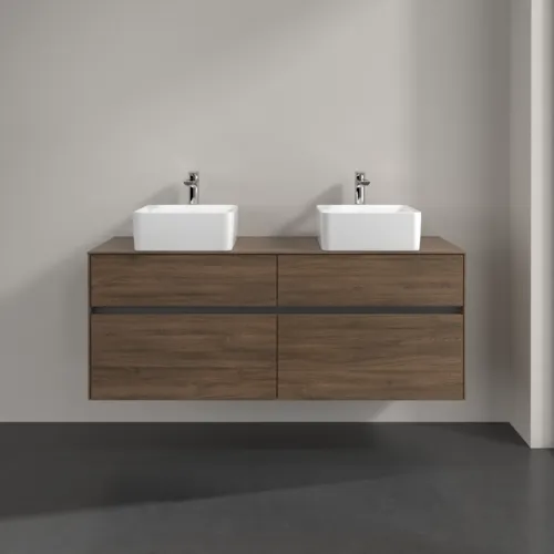 VILLEROY BOCH Toaletní skříňka Collaro, 4 výsuvy, 1400 x 548 x 500 mm, Arizona Oak / Arizona Oak #C04800VH, obrázek 3