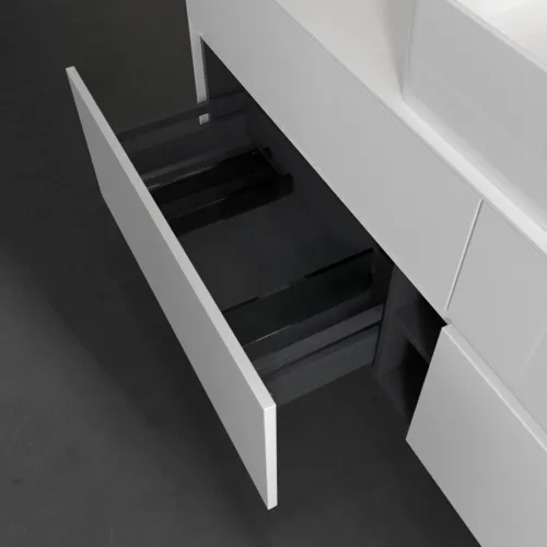 VILLEROY BOCH Toaletní skříňka Collaro, s osvětlením, 4 výsuvy, 1600 x 548 x 500 mm, lesklá bílá / lesklá bílá #C049B0DH, obrázek 7