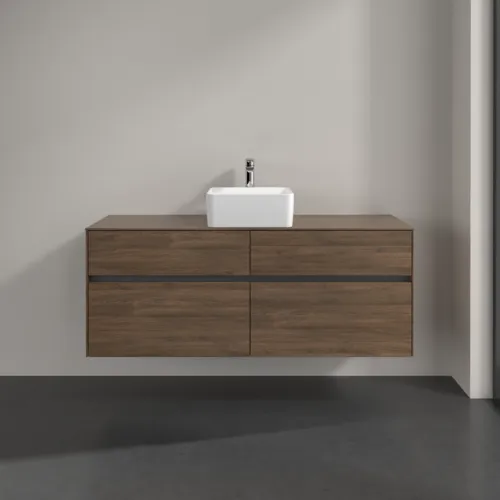 VILLEROY BOCH Toaletní skříňka Collaro, s osvětlením, 4 výsuvy, 1400 x 548 x 500 mm, Arizona Oak / Arizona Oak #C045B0VH, obrázek 3