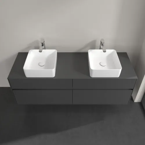 VILLEROY BOCH Toaletní skříňka Collaro, 4 výsuvy, 1600 x 548 x 500 mm, lesklá šedá / lesklá šedá #C05200FP, obrázek 4