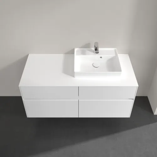 VILLEROY BOCH Toaletní skříňka Collaro, 4 výsuvy, 1200 x 548 x 500 mm, lesklá bílá / lesklá bílá #C07200DH, obrázek 4
