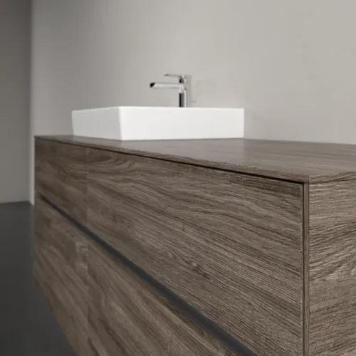 VILLEROY BOCH Toaletní skříňka Collaro, 4 výsuvy, 1400 x 548 x 500 mm, dub kamenný #C07400RK, obrázek 5