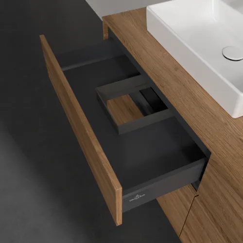 VILLEROY BOCH Toaletní skříňka Collaro, 4 výsuvy, 1400 x 548 x 500 mm, dub Kansas #C07400RH, obrázek 7