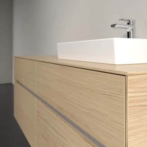 VILLEROY BOCH Toaletní skříňka Collaro, 4 výsuvy, 1400 x 548 x 500 mm, severský dub / severský dub #C07500VJ, obrázek 5