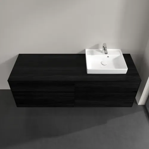 VILLEROY BOCH Toaletní skříňka Collaro, 4 výsuvy, 1600 x 548 x 500 mm, černý dub / černý dub #C07900AB, obrázek 4