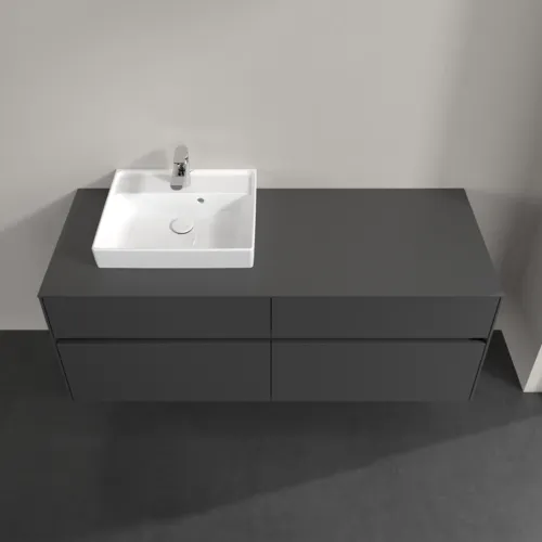 VILLEROY BOCH Collaro toaletní skříňka, s osvětlením, 4 výsuvy, 1400 x 548 x 500 mm, Grafit / Grafit #C074B0VR, obrázek 4