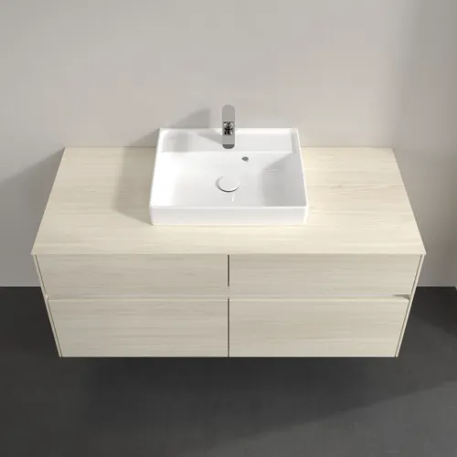 VILLEROY BOCH Toaletní skříňka Collaro, 4 výsuvy, 1200 x 548 x 500 mm, bílý dub / bílý dub #C07000AA, obrázek 4