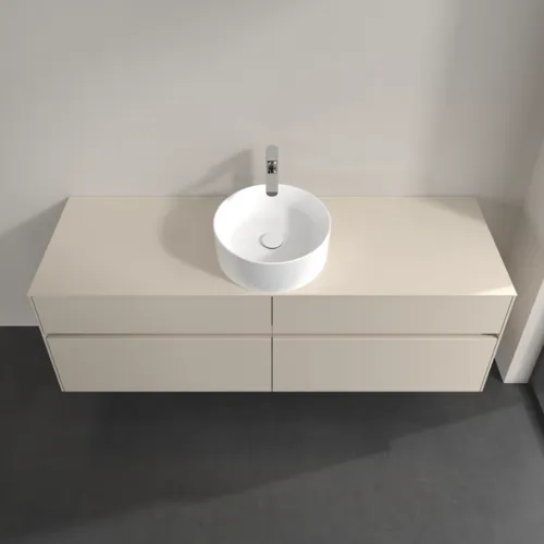 VILLEROY BOCH Toaletní skříňka Collaro, 4 výsuvy, 1600 x 548 x 500 mm, Cashmere Grey / Cashmere Grey #C04900VN, obrázek 4