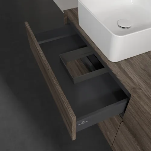 VILLEROY BOCH Toaletní skříňka Collaro, 4 výsuvy, 1400 x 548 x 500 mm, dub kamenný #C04800RK, obrázek 7