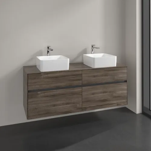 VILLEROY BOCH Toaletní skříňka Collaro, 4 výsuvy, 1400 x 548 x 500 mm, dub kamenný #C04800RK, obrázek 2