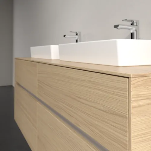 VILLEROY BOCH Toaletní skříňka Collaro, 4 výsuvy, 1400 x 548 x 500 mm, severský dub / severský dub #C07600VJ, obrázek 5