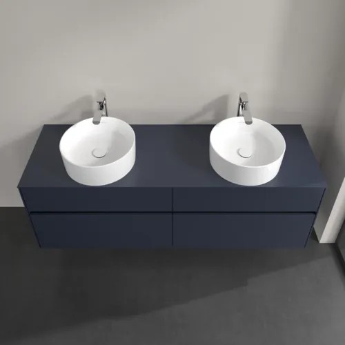 VILLEROY BOCH Toaletní skříňka Collaro, s osvětlením, 4 výsuvy, 1600 x 548 x 500 mm, Marine Blue / Marine Blue #C052B0VQ, obrázek 4