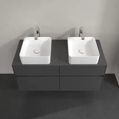 VILLEROY BOCH Collaro toaletní skříňka, 4 výsuvy, 1200 x 548 x 500 mm, lesklá šedá / lesklá šedá #C04400FP, obrázek 4