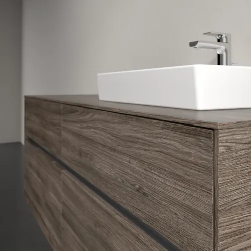 VILLEROY BOCH Toaletní skříňka Collaro, 4 výsuvy, 1400 x 548 x 500 mm, dub kamenný #C07500RK, obrázek 5