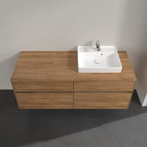 VILLEROY BOCH Toaletní skříňka Collaro, 4 výsuvy, 1400 x 548 x 500 mm, dub Kansas #C07500RH, obrázek 4