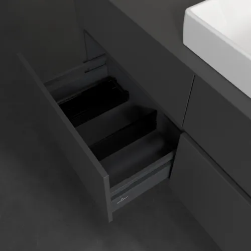VILLEROY BOCH Collaro toaletní skříňka, s osvětlením, 4 výsuvy, 1200 x 548 x 500 mm, Grafit / Grafit #C083B0VR, obrázek 7