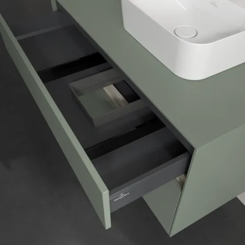 VILLEROY BOCH Toaletní skříňka Collaro, 2 výsuvy, 1000 x 548 x 500 mm, Soft Green / Soft Green #C09600AF, obrázek 7