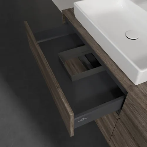 VILLEROY BOCH Toaletní skříňka Collaro, 4 výsuvy, 1400 x 548 x 500 mm, dub kamenný #C08500RK, obrázek 7
