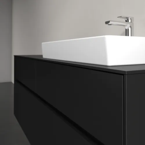 VILLEROY BOCH Toaletní skříňka Collaro, 4 výsuvy, 1400 x 548 x 500 mm, Volcano Black / Volcano Black #C08600VL, obrázek 5