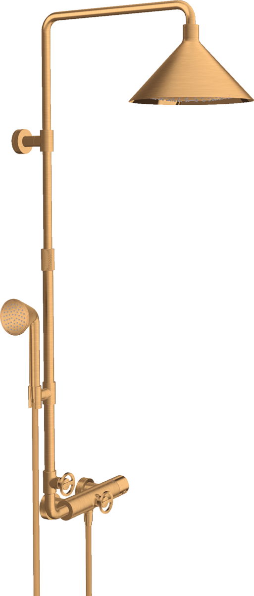 HANSGROHE AXOR Showers/Front sprchový set 240 2jet #26020250 - Brushed Gold Optic