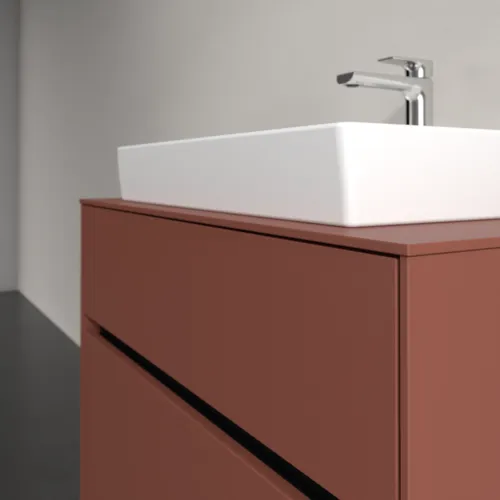 VILLEROY BOCH Toaletní skříňka Collaro, 2 výsuvy, 800 x 548 x 500 mm, vínově červená / vínově červená #C08000AH, obrázek 5