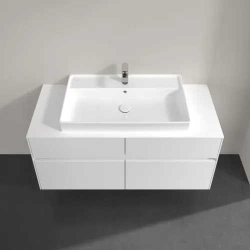 VILLEROY BOCH Collaro toaletní skříňka, s osvětlením, 4 výsuvy, 1200 x 548 x 500 mm, lesklá bílá / lesklá bílá #C087B0DH, obrázek 4