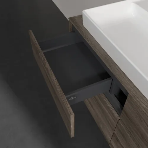 VILLEROY BOCH Umyvadlová skříňka Collaro, s osvětlením, 4 výsuvy, 1200 x 548 x 500 mm, dub kamenný #C091B0RK, obrázek 8