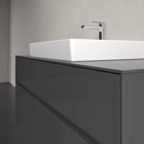 VILLEROY BOCH Collaro toaletní skříňka, 4 výsuvy, 1200 x 548 x 500 mm, lesklá šedá / lesklá šedá #C08100FP, obrázek 5